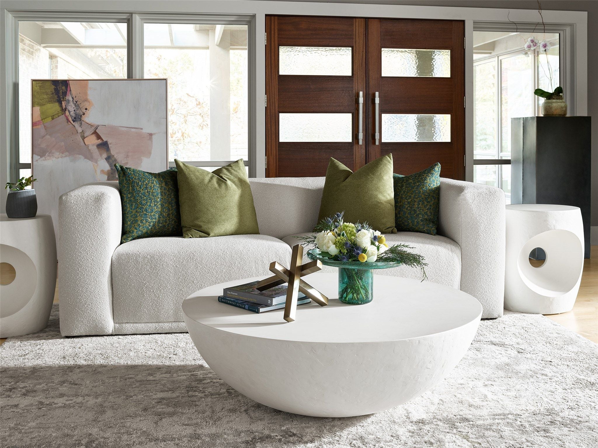 Modern - Canyo Accent Table - White