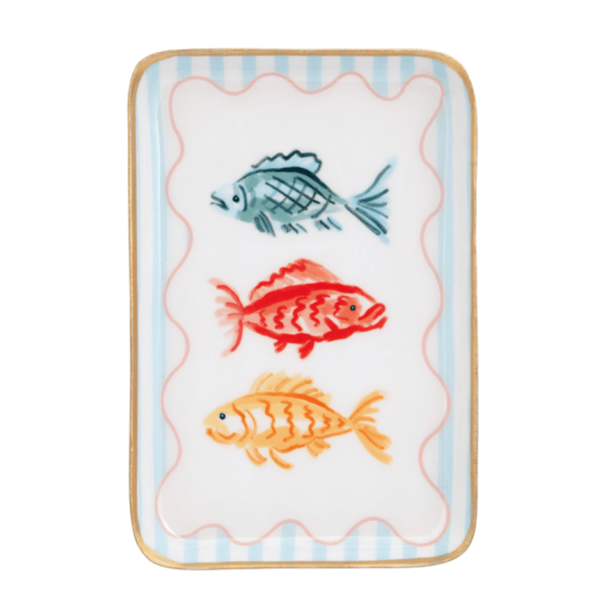 FISH SEA ENAMEL TRAY