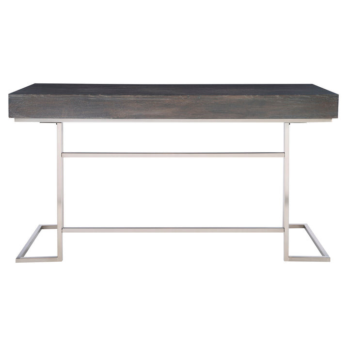 Claude - Modern Oak Desk - Dark Gray