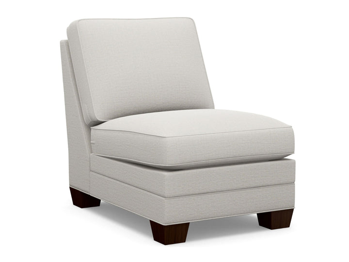 Lexington Upholstery - Townsend Fabric Armless Chair - White