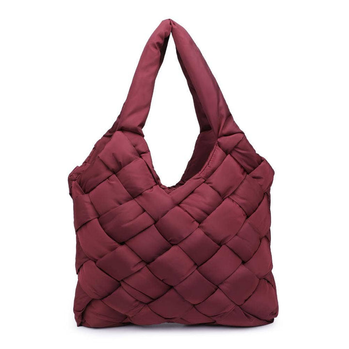 Illumine Woven Nylon Tote: Nude