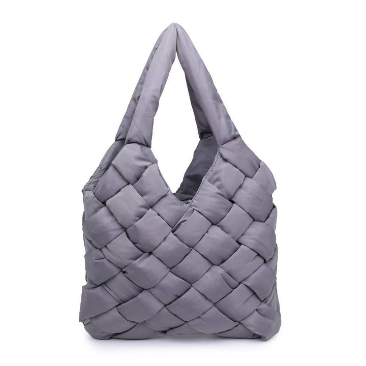 Illumine Woven Nylon Tote: Nude