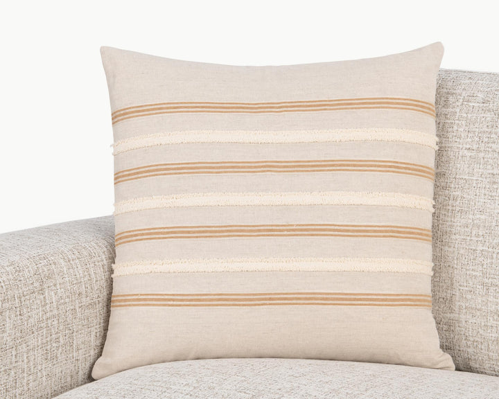 Novel Estate - 22" x 22" NV Lyndhurst Pillow - Natural