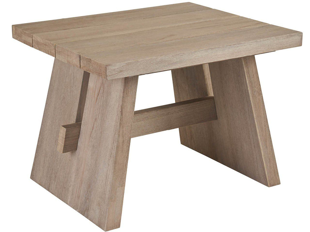 Coastal Living Outdoor / Saratoga - Rectangle End Table - Light Brown