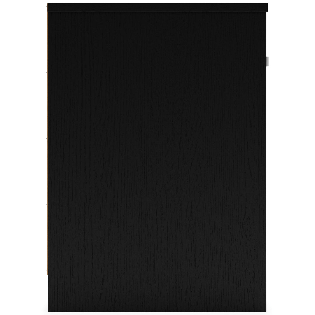 Finch - Black - One Drawer Night Stand - 23" Height