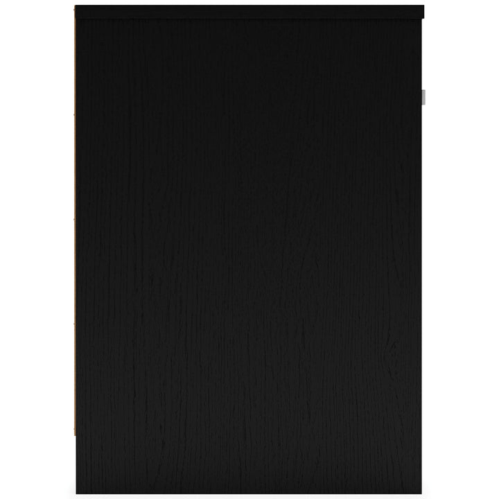 Finch - Black - One Drawer Night Stand - 23" Height