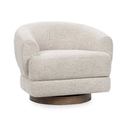 Chassia - Swivel Accent Chair - Dusty Beige