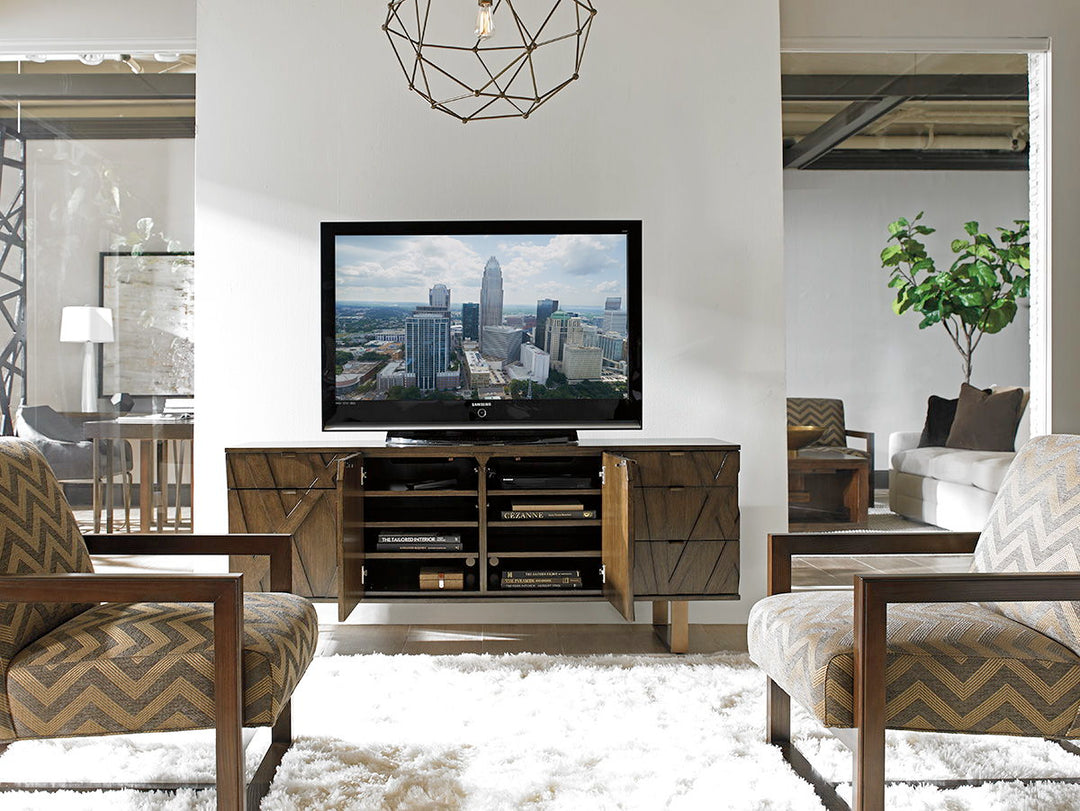 Cross Effect - Ellison Media Center - Dark Brown