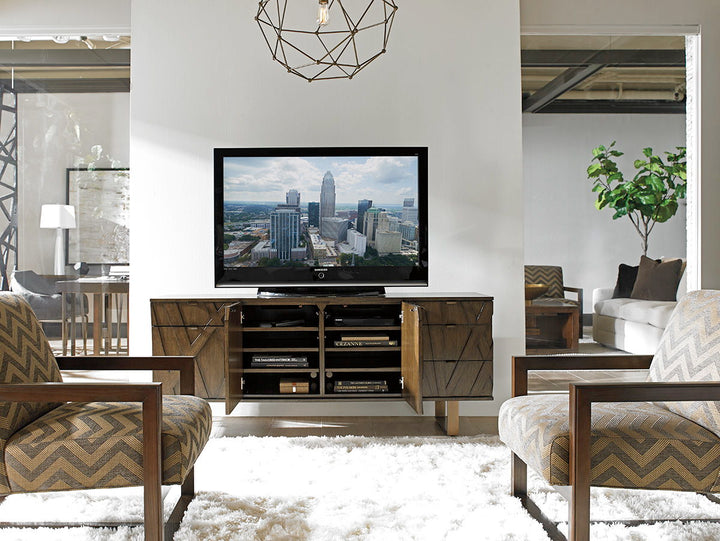 Cross Effect - Ellison Media Center - Dark Brown