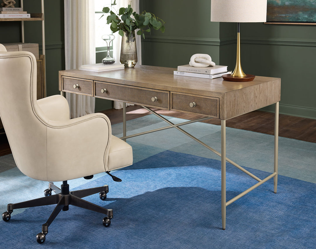 Lazzaro - Executive Tilt Swivel Chair - Beige
