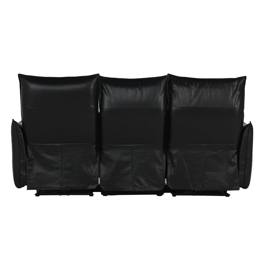 Amsterdam - Leather Power Recliner Sofa - Black