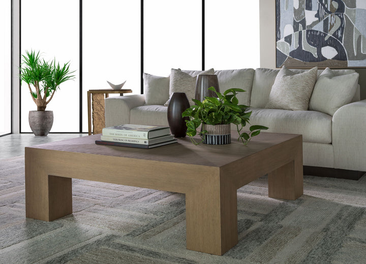 Simpatico - Simpatico Square Cocktail Table - Light Brown