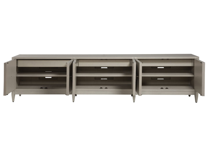 Signature Designs - Logan Convertible Long Media Console/Buffet - Gray