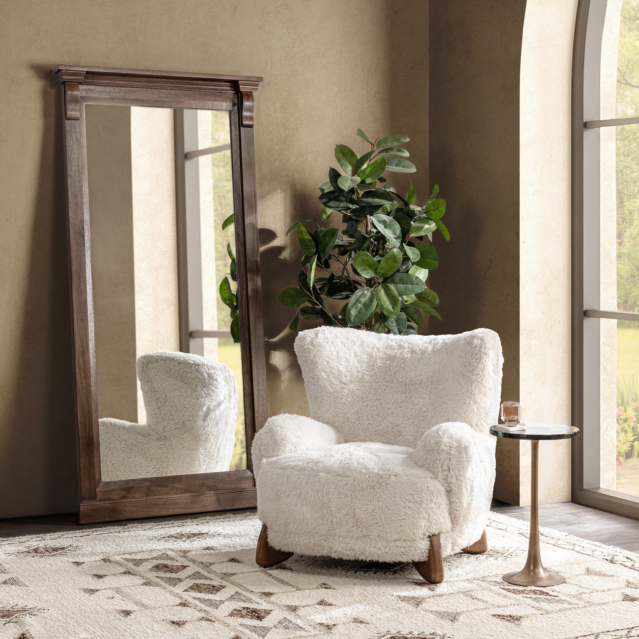 Riya - Accent Chair - Vanilla