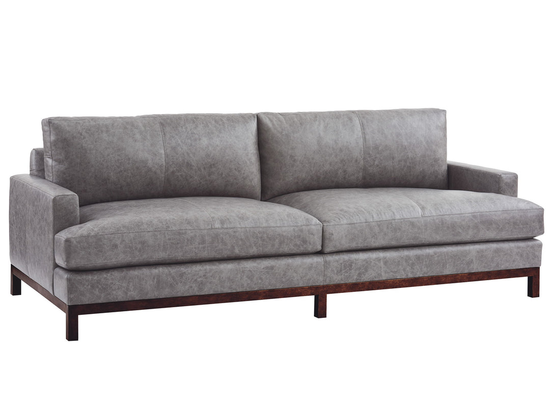 Barclay Butera Upholstery - Horizon Sofa With Dark Brown Base