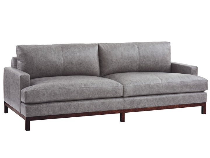 Barclay Butera Upholstery - Horizon Sofa With Dark Brown Base