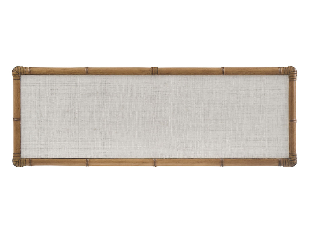Key Biscayne - Hall Chest - Dark Brown / Pearl Silver