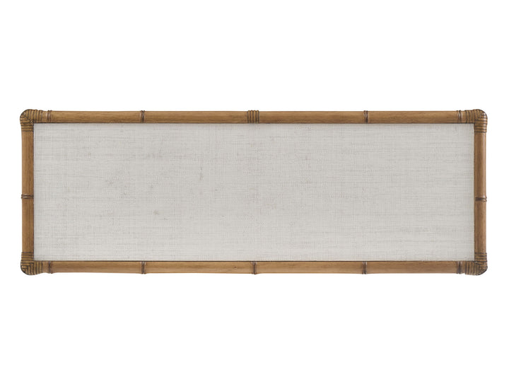 Key Biscayne - Hall Chest - Dark Brown / Pearl Silver