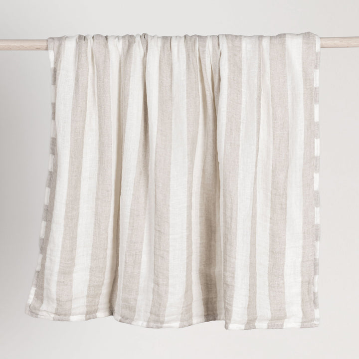 Throws - TC Atwater Throw - Ivory / Gray