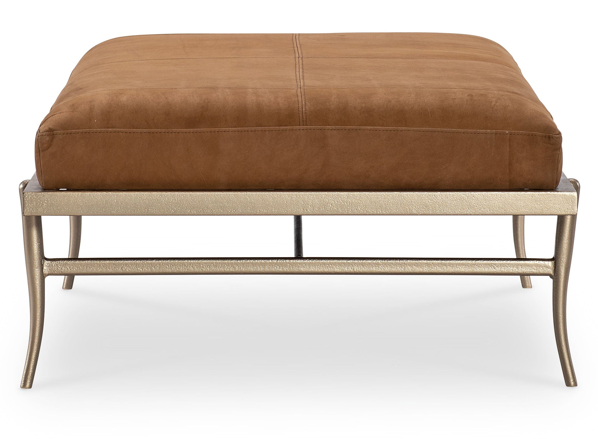 Melange - Tobin Cocktail Ottoman - Brown