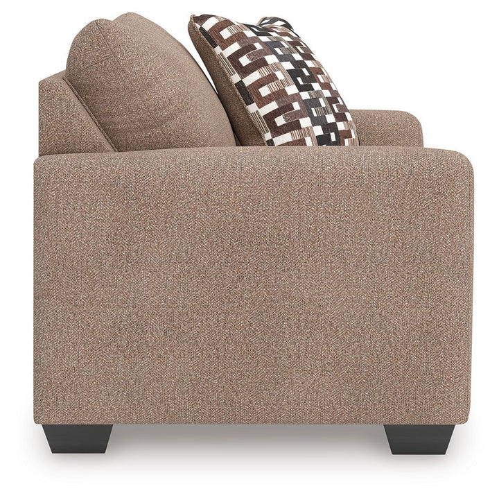 Triston-Peaks - Suede - Chair And A Half