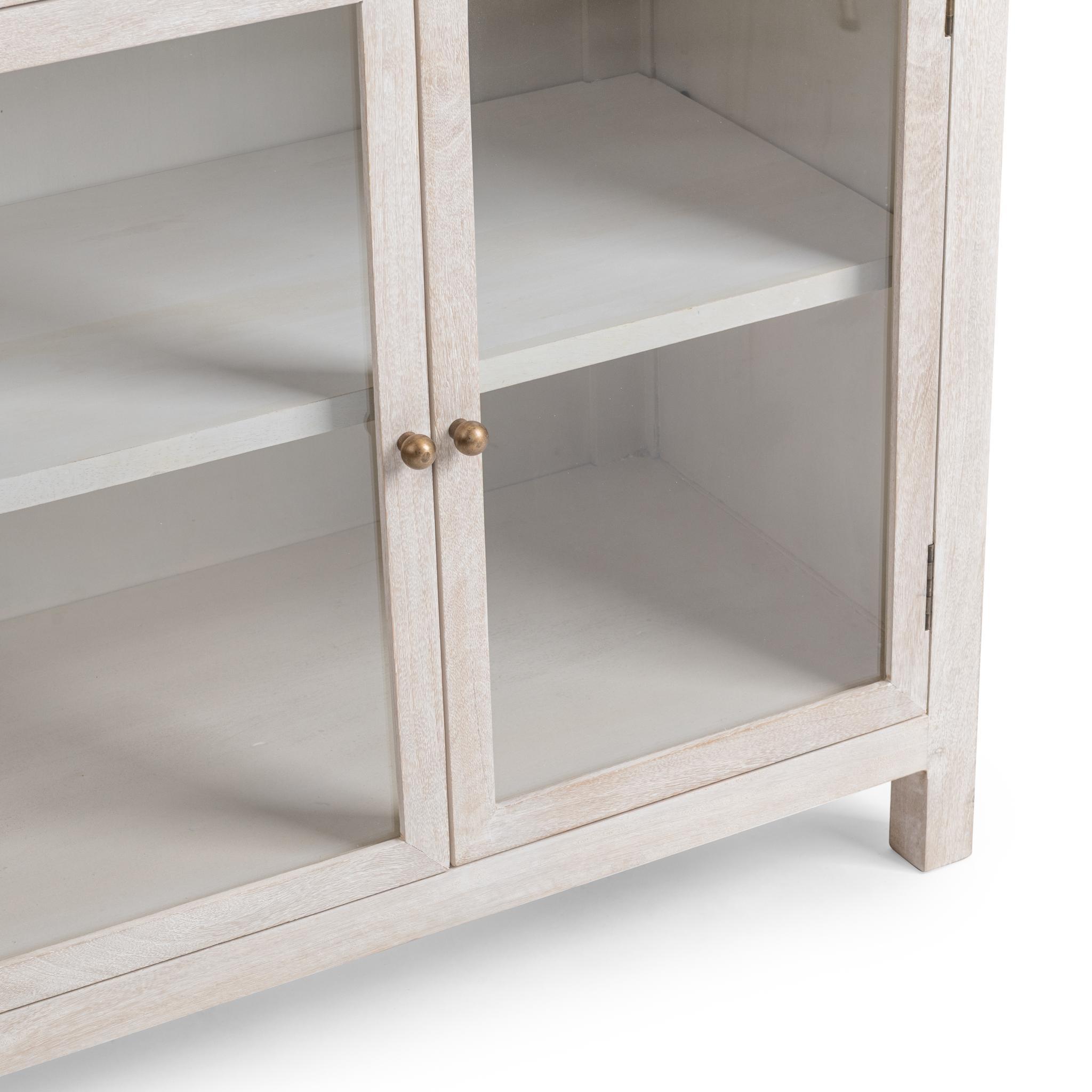 Hera - Display Cabinet - Creamwood