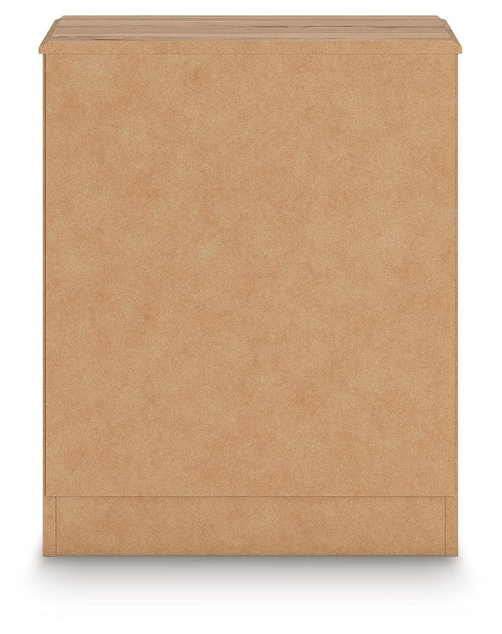 Aleaport - Warm Brown - One Drawer Night Stand