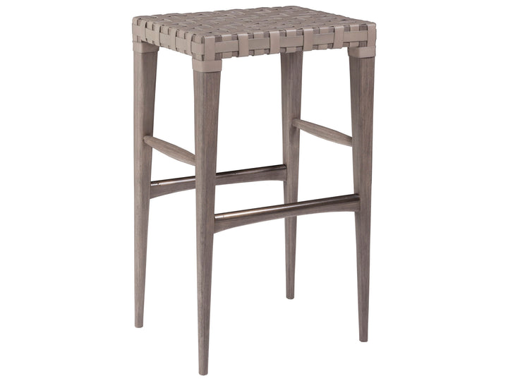 Cohesion Program - Milo Leather Backless Barstool