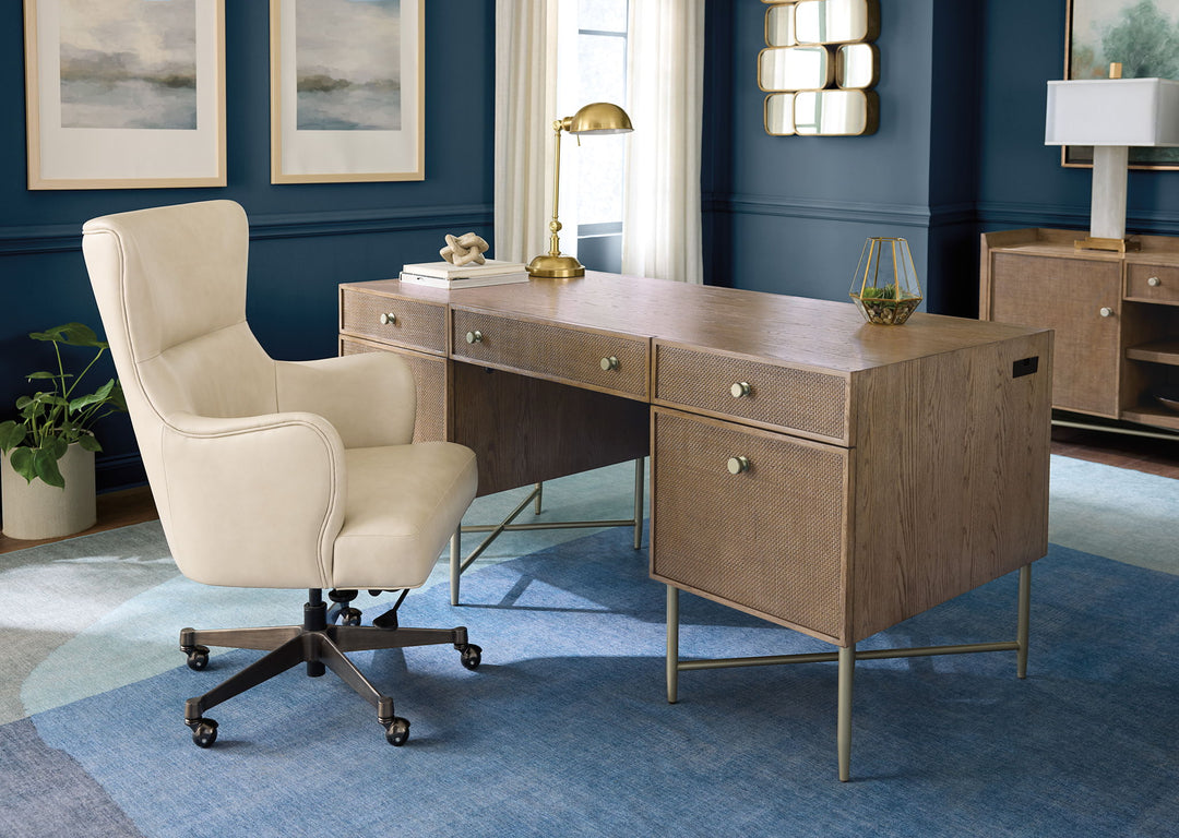 Lazzaro - Executive Tilt Swivel Chair - Beige