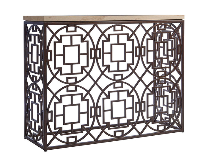 Los Altos - Ackermann Metal Console - Light Brown