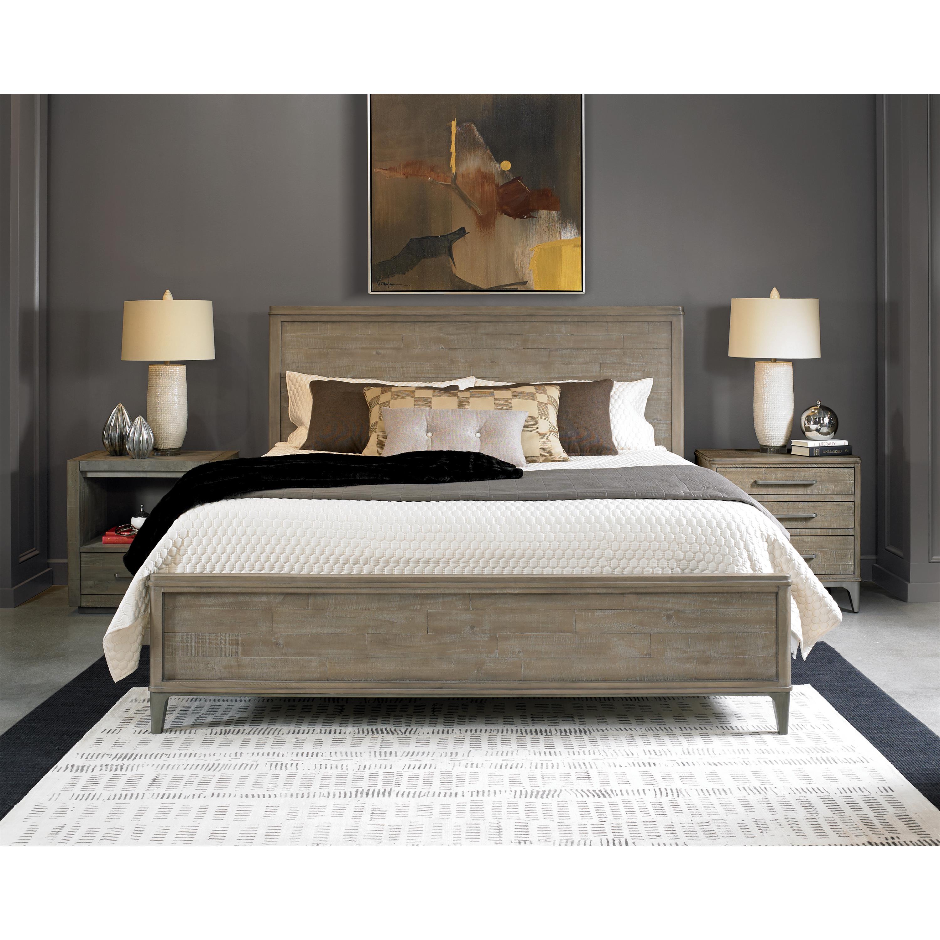 Intrigue - 1 Drawer Nightstand - Light Brown