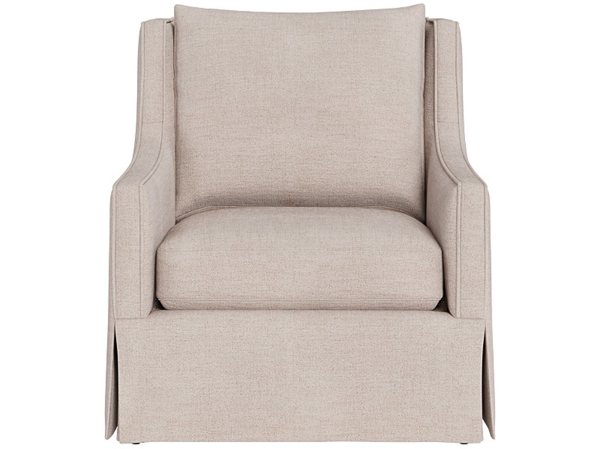 Hudson - Skirted Chair, Special Order - Beige