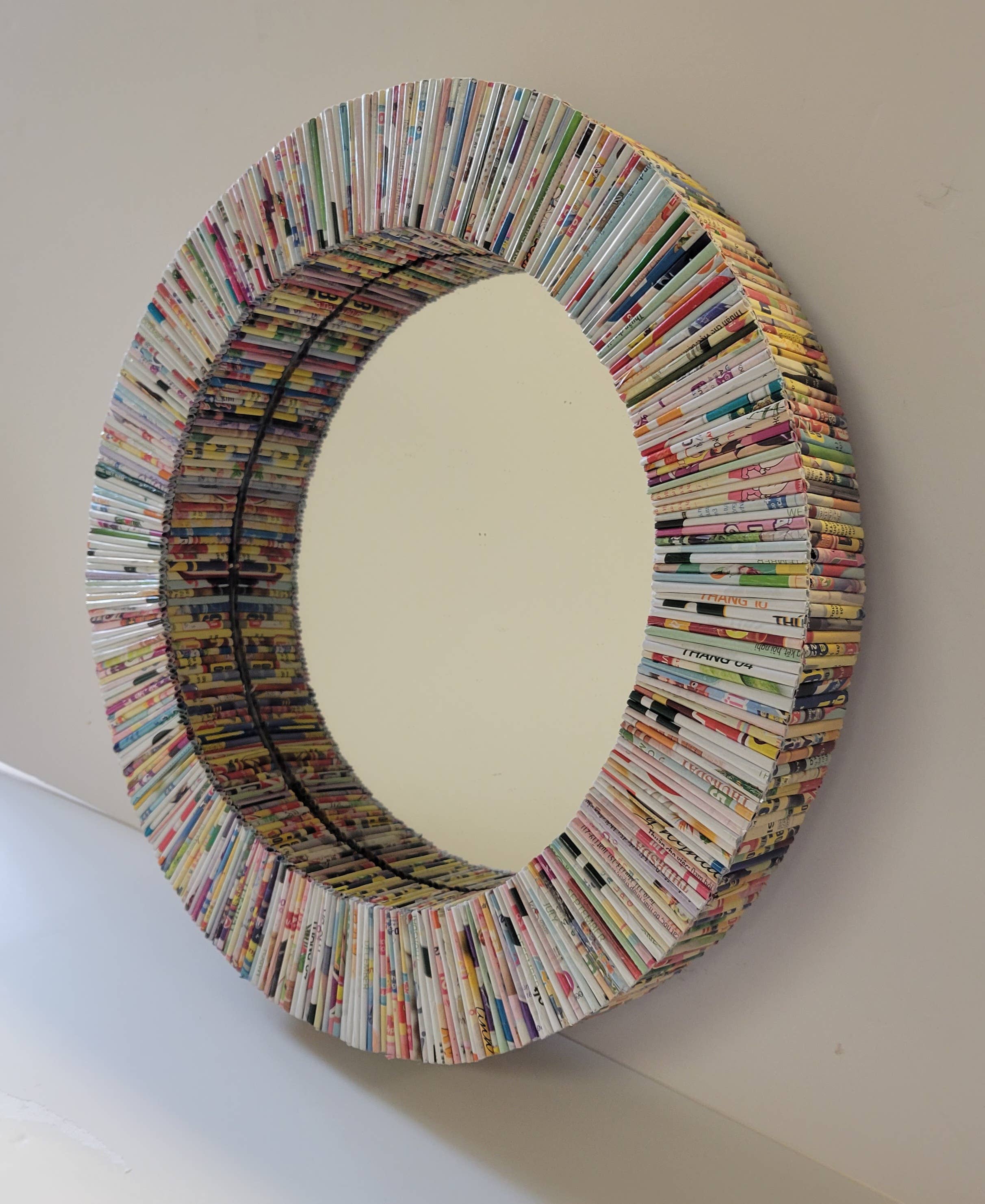 Mirror - Recycled Paper: Round