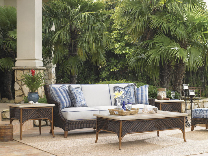 Island Estate Lanai - Accent Table - Dark Brown