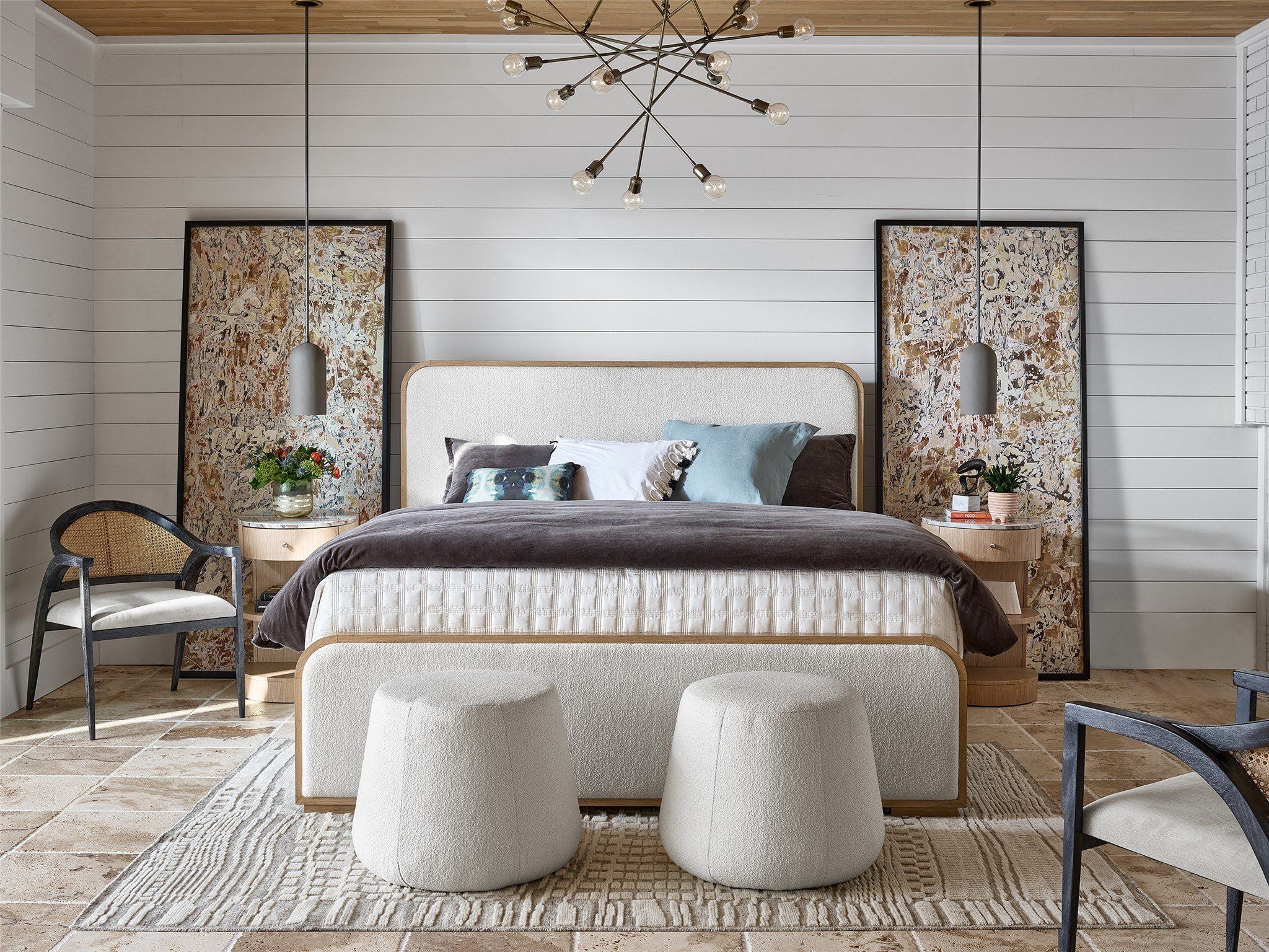 Modern - Bed With Upholstery