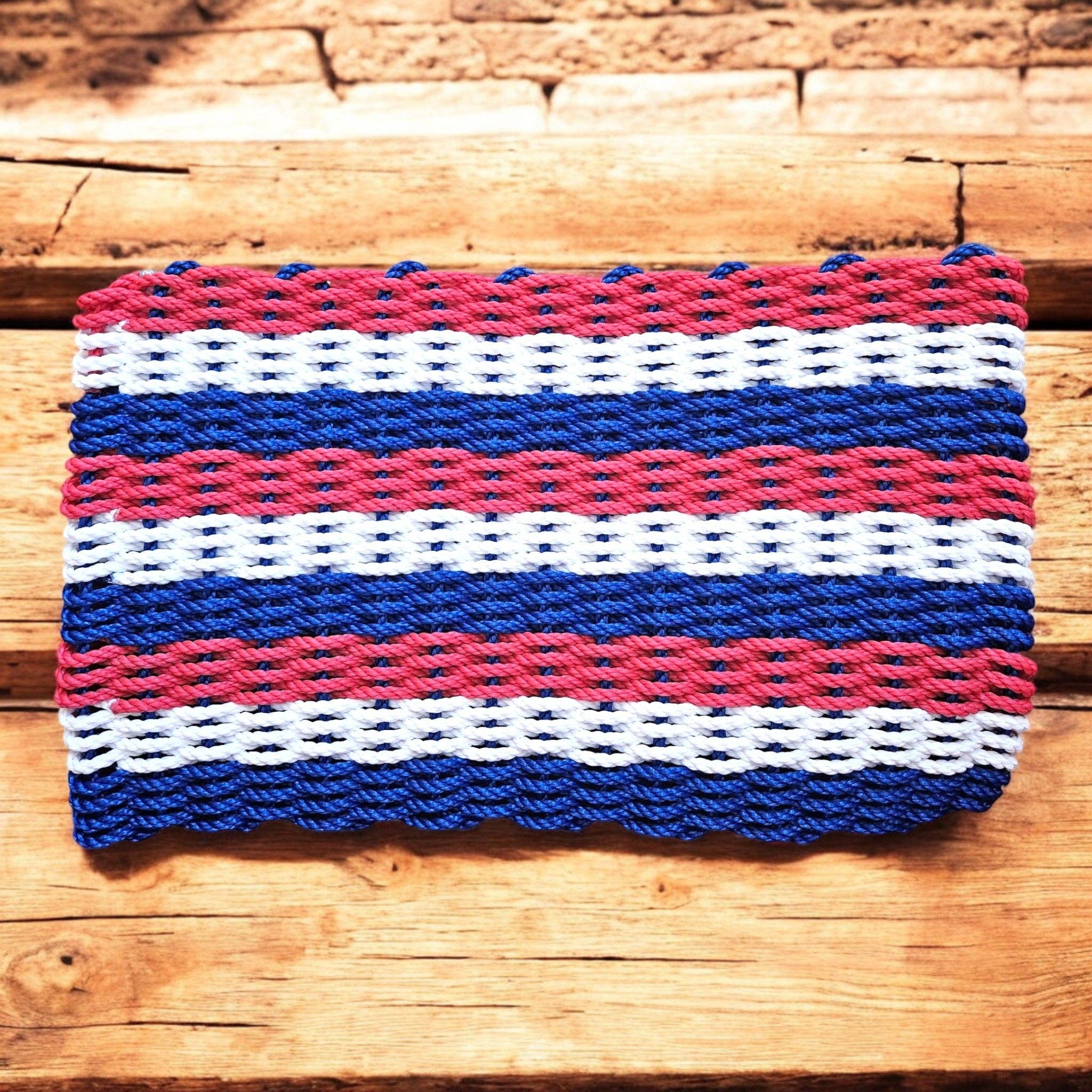 967 The "Original" Handcrafted Woven Maine Lobster Rope Special Edition Rope Decor: Small 18" x 30" / Pride #808