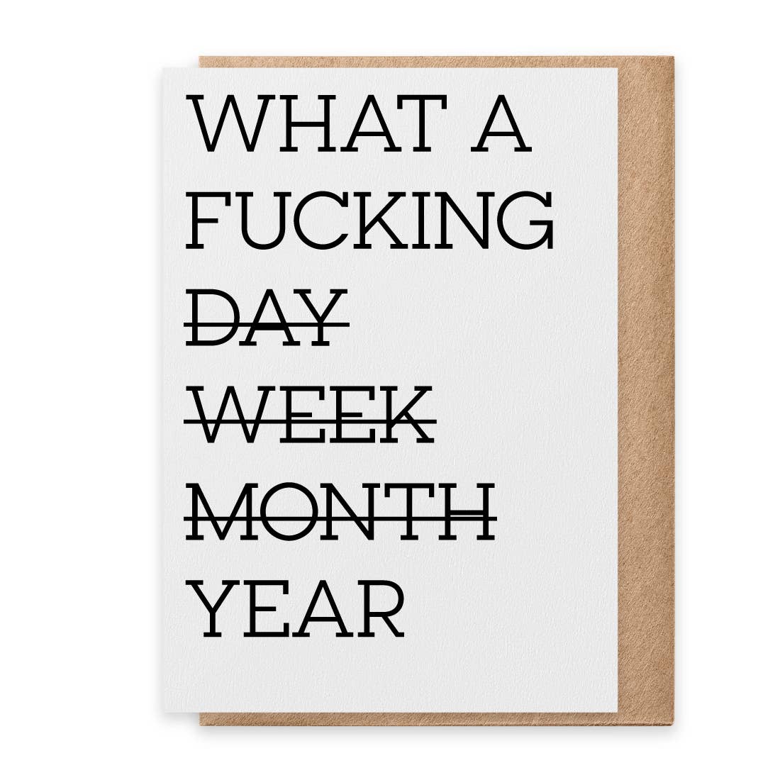 What a Year - Greeting Card