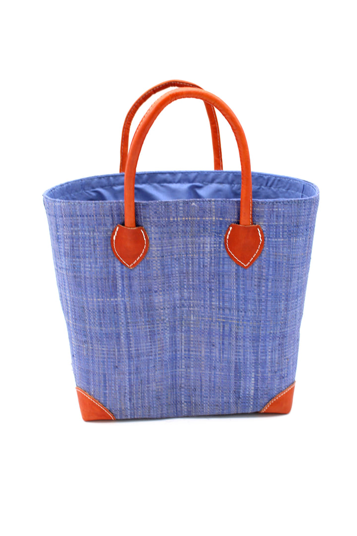 Augustine Straw Basket Bag - Three Sizes: Natural / Large