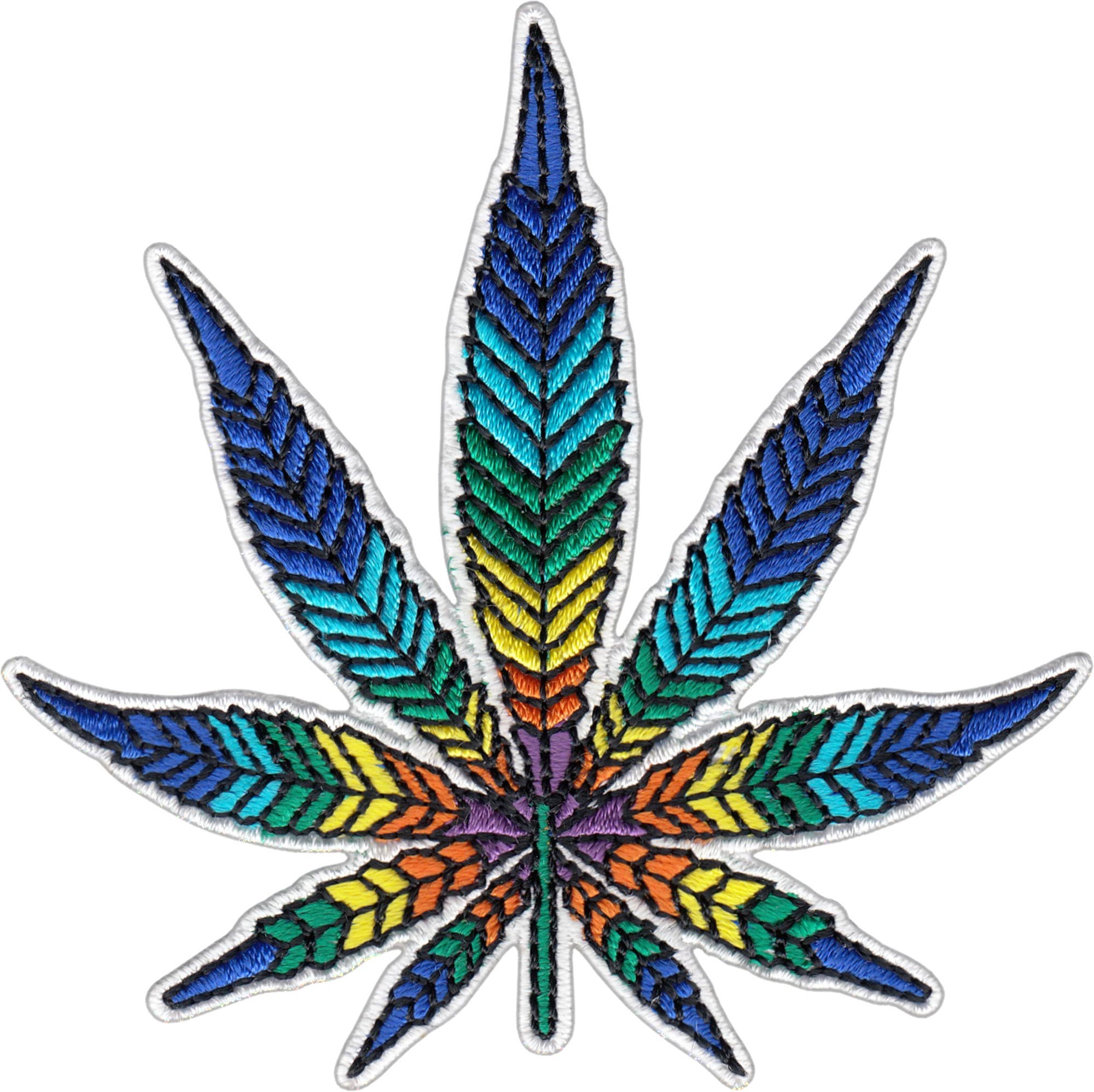 Patch - Rainbow Pot Leaf