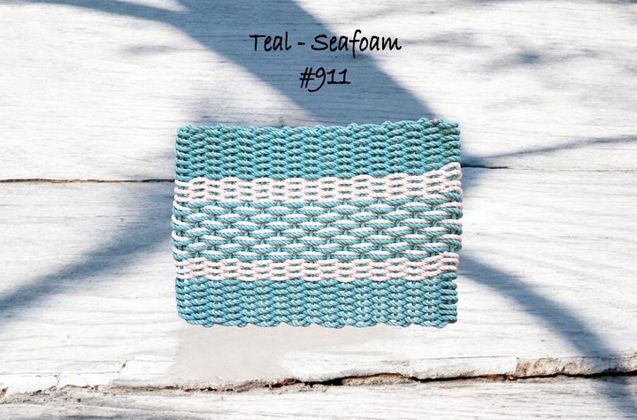 911 The "Original" Handcrafted Woven Maine Lobster Rope Door Mat: Small 18" x 30" #911