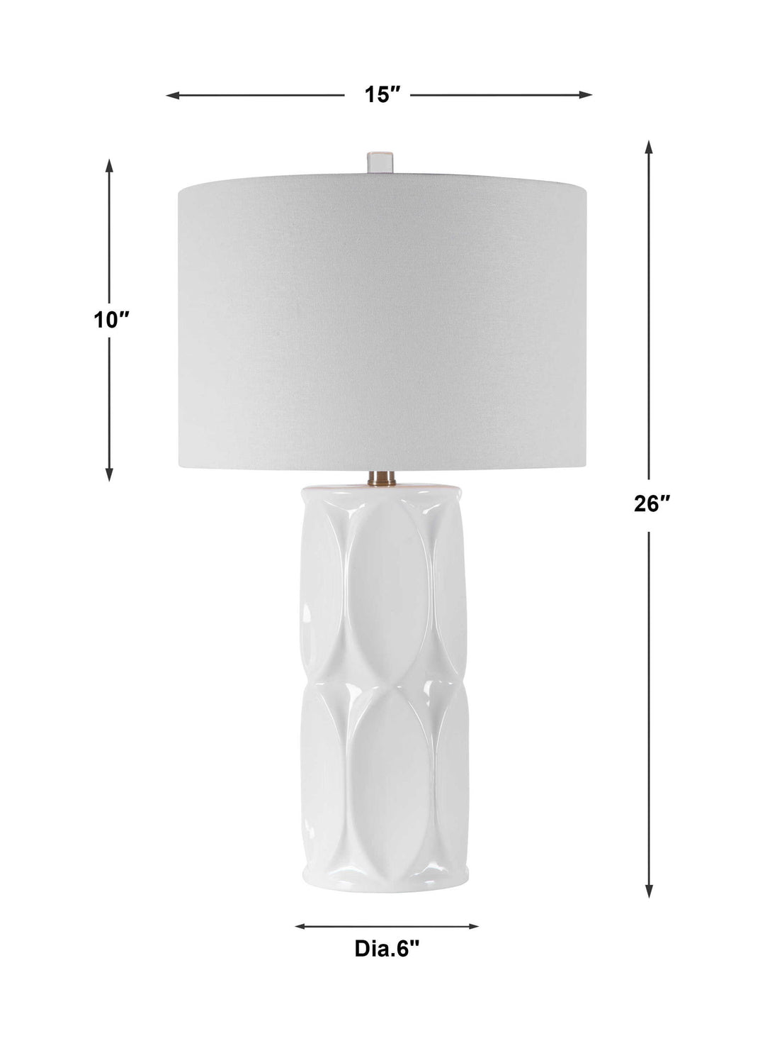 Sinclair - Table Lamp - White
