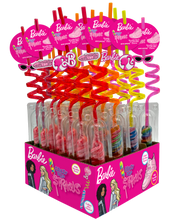 Barbie Crazy Pop Straws w/shoe charm, 30ct