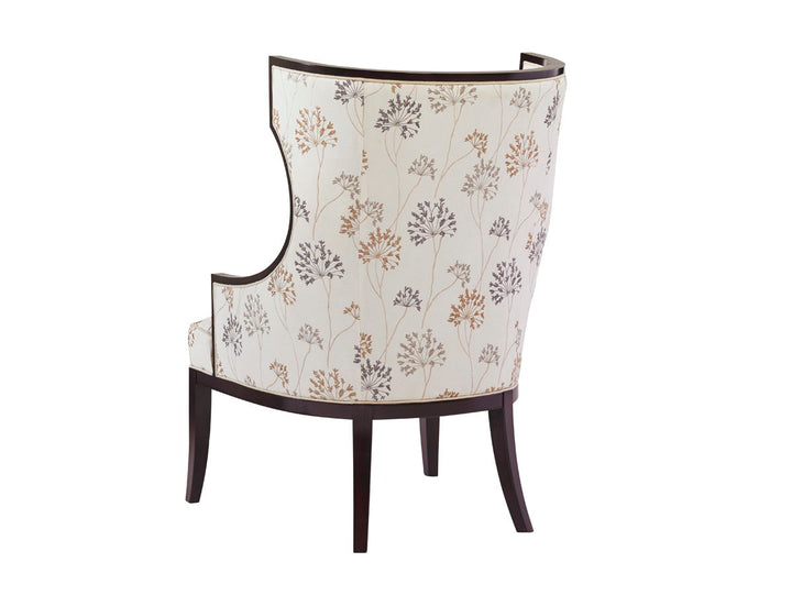 Kensington Place - Dover Chair - Dark Brown / Gray