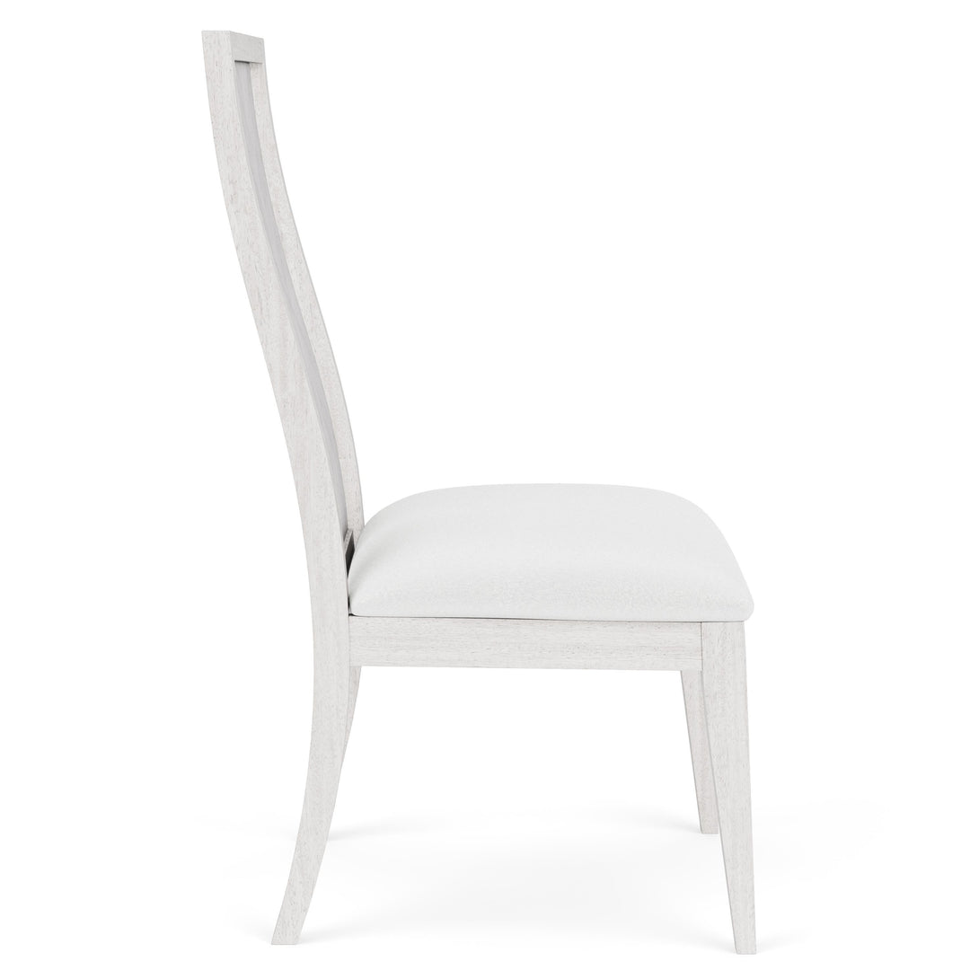 Hepburn - Wood Back Upholstered Side Chair (Set of 2) 2" - White