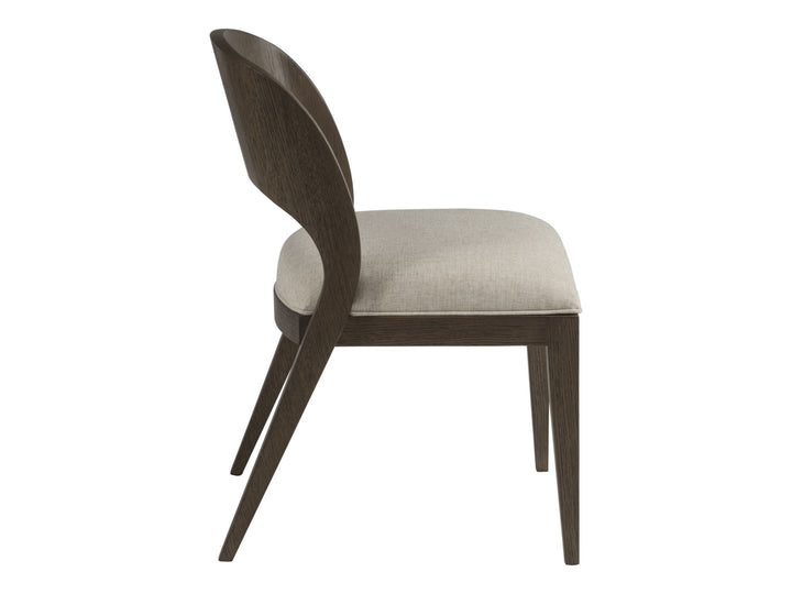 Andare - Dining Side Chair - Dark Brown / Gray
