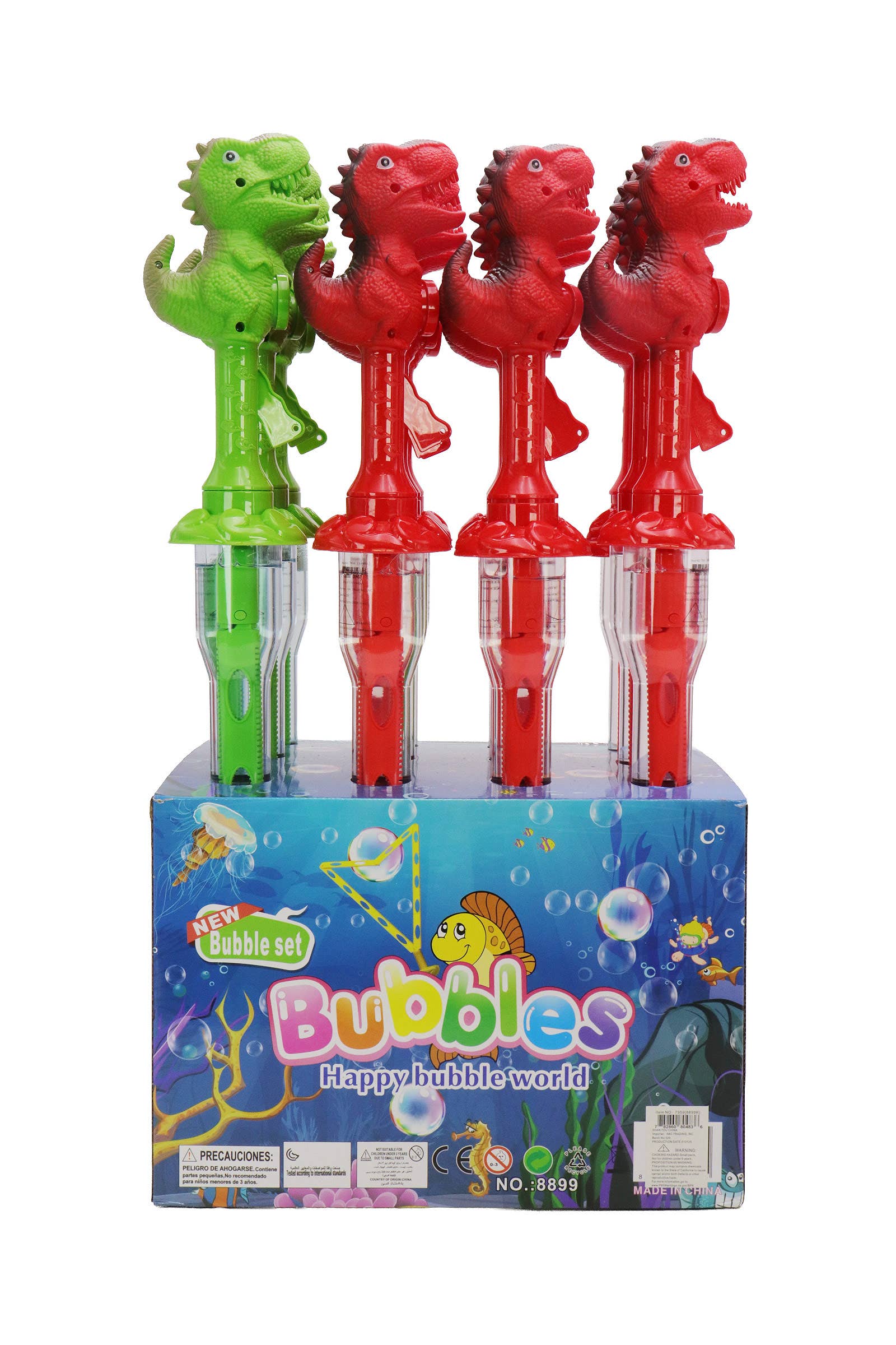 Jumbo Dinosaur Squeak Sword Bubble Wand - 20 Inch