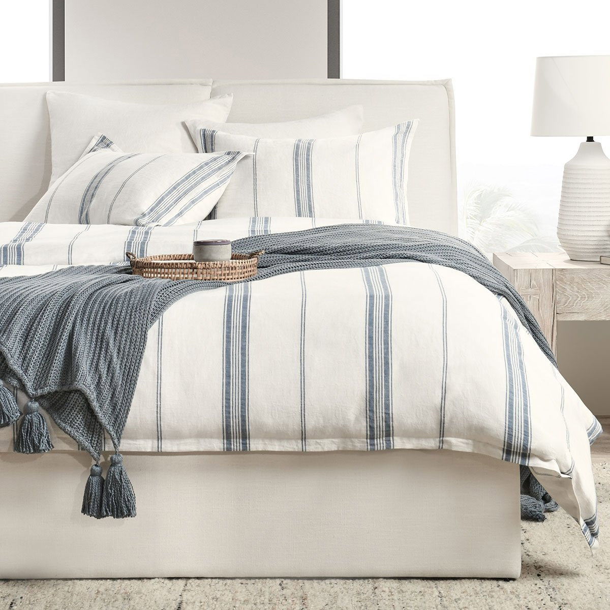 Jayson - Linen Cashmere 3 Piece Duvet Set