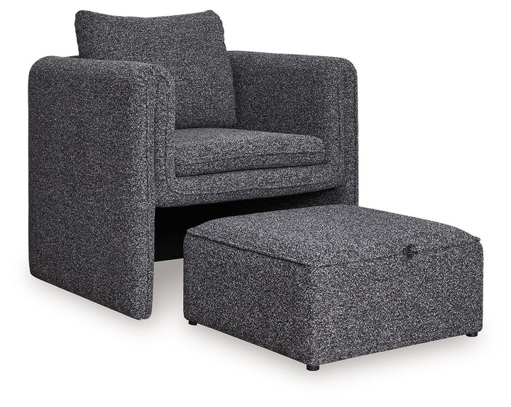 Vreni - Charcoal / Black - Accent Chair