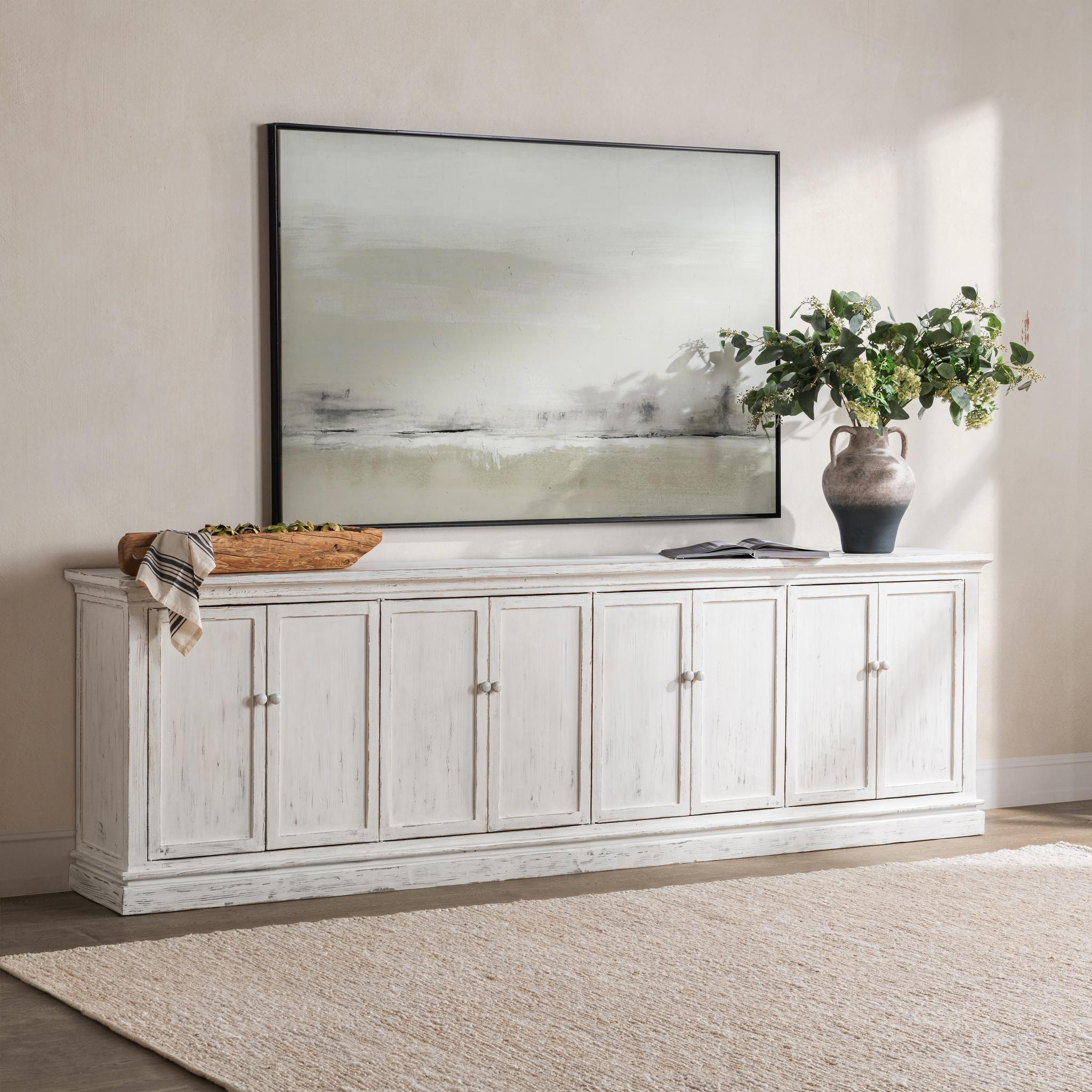 Elmer - 8 Door Cabinet - Shorline Wash