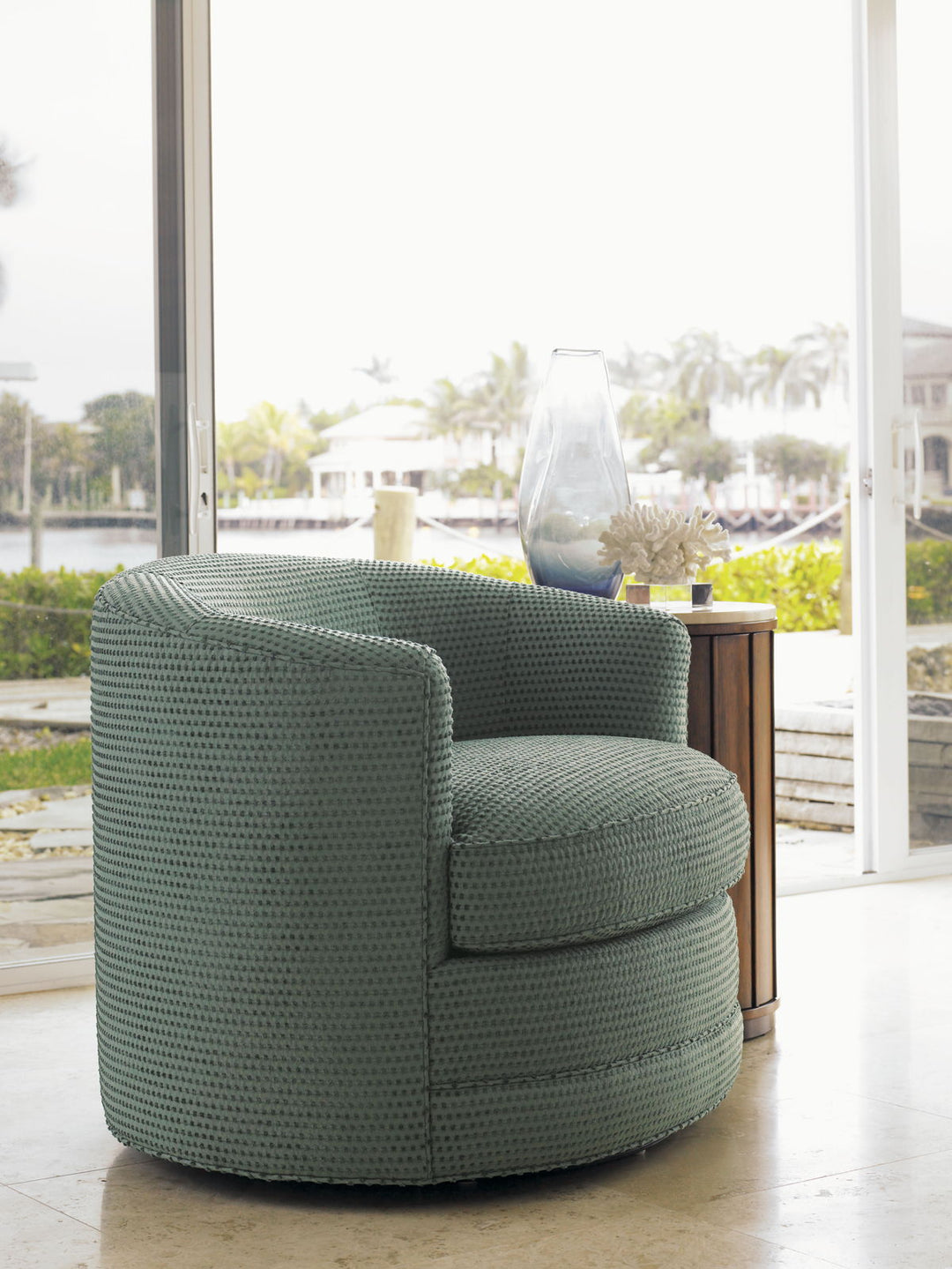 Ocean Club - Kava Swivel Chair - Green